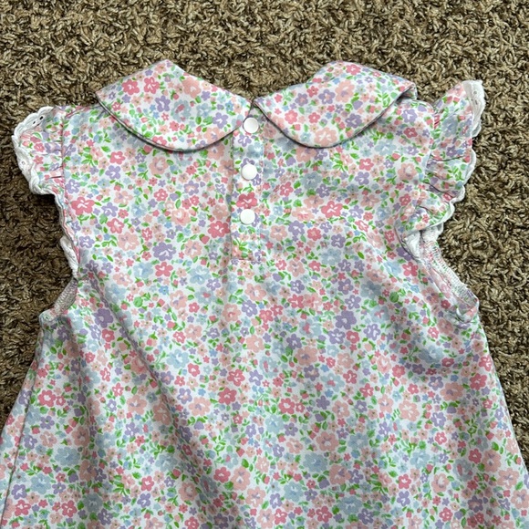 TBBC Angel Sleeve Goldie Locks Gown Mountain Brook Mini Floral Size 2T - Picture 5 of 6